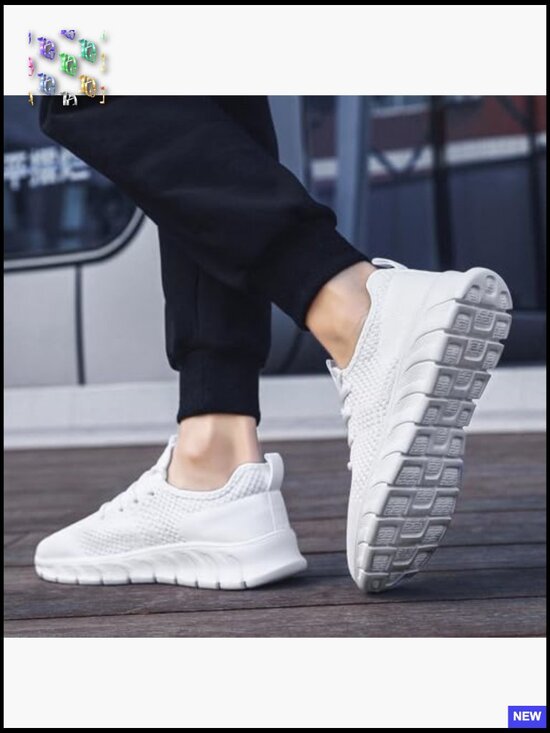 Men\'s Athletic Sneakers Lightweight Breathable Mesh Slip On Running Shoes main image 5
